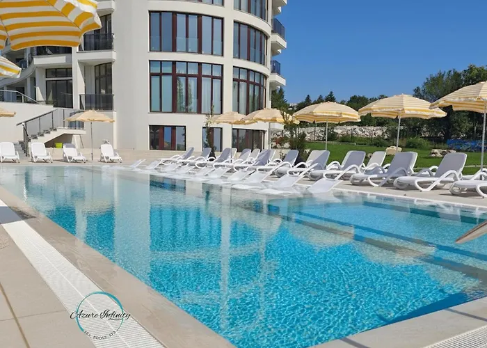 公寓 Azure Infinity - Sea View, Pools & - Over The Sea And Under The Sky